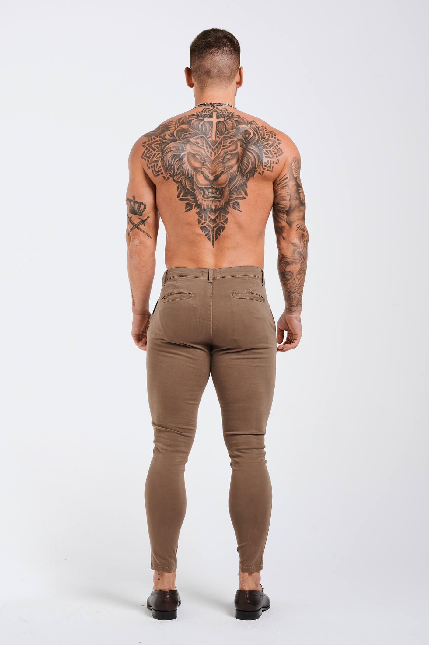 SPRAY-ON STRETCH CHINO - TAUPE - Image 5