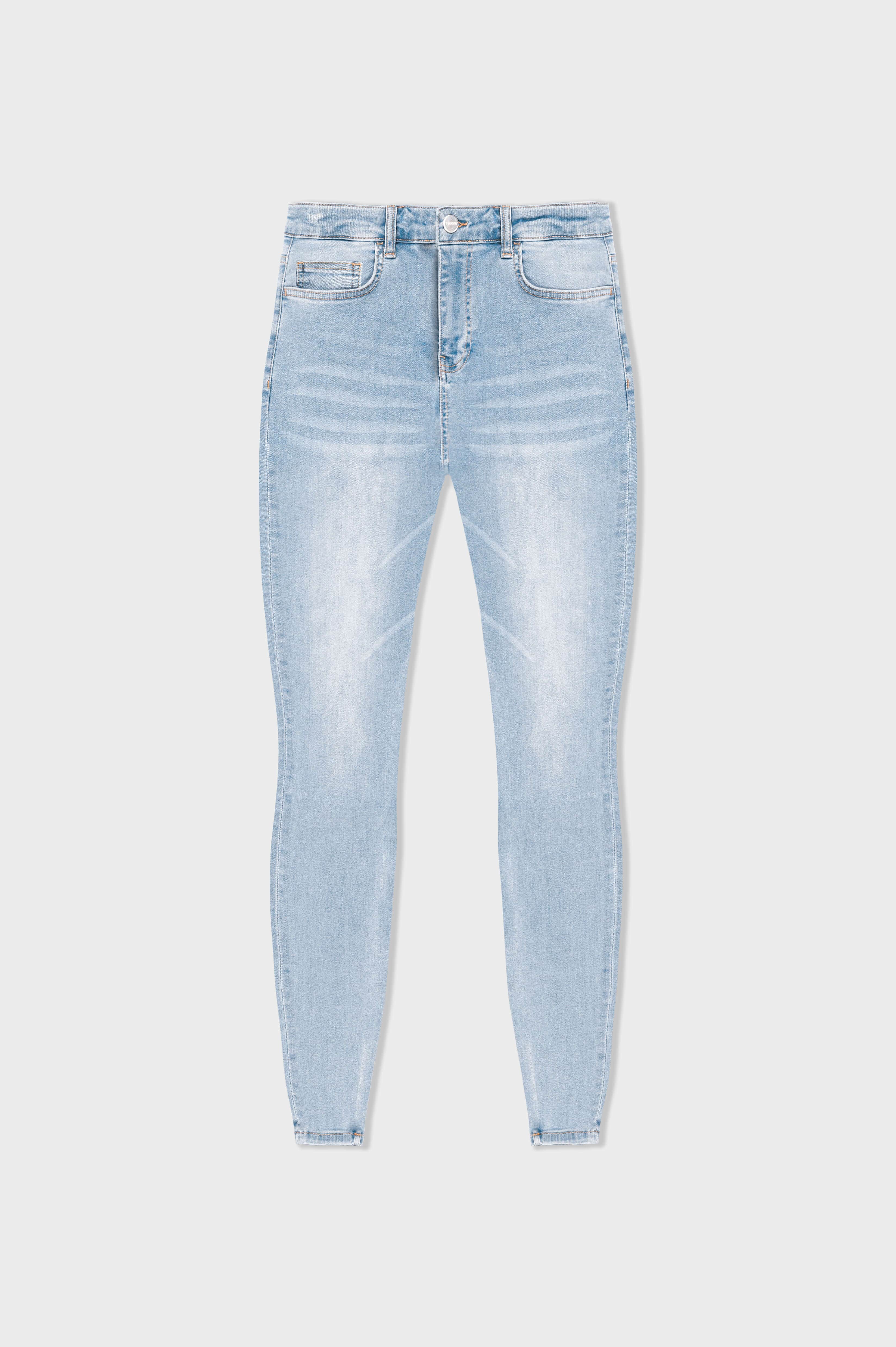 SKINNY FIT JEANS NON RIPPED - STONE WASHED - Image 7