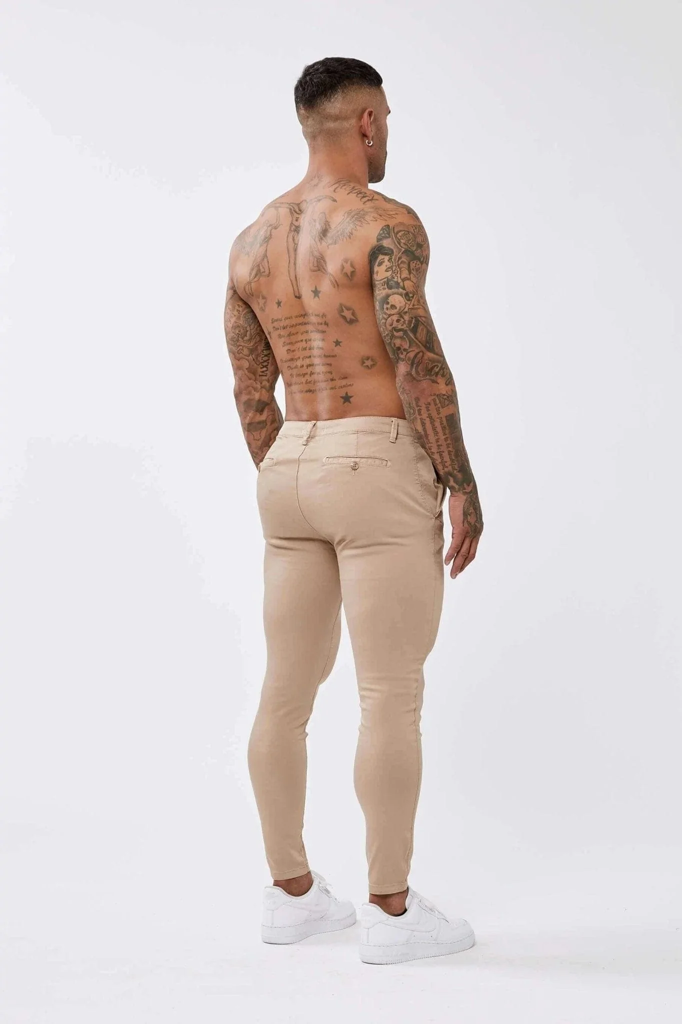 SPRAY-ON STRETCH CHINO - BEIGE - Image 5