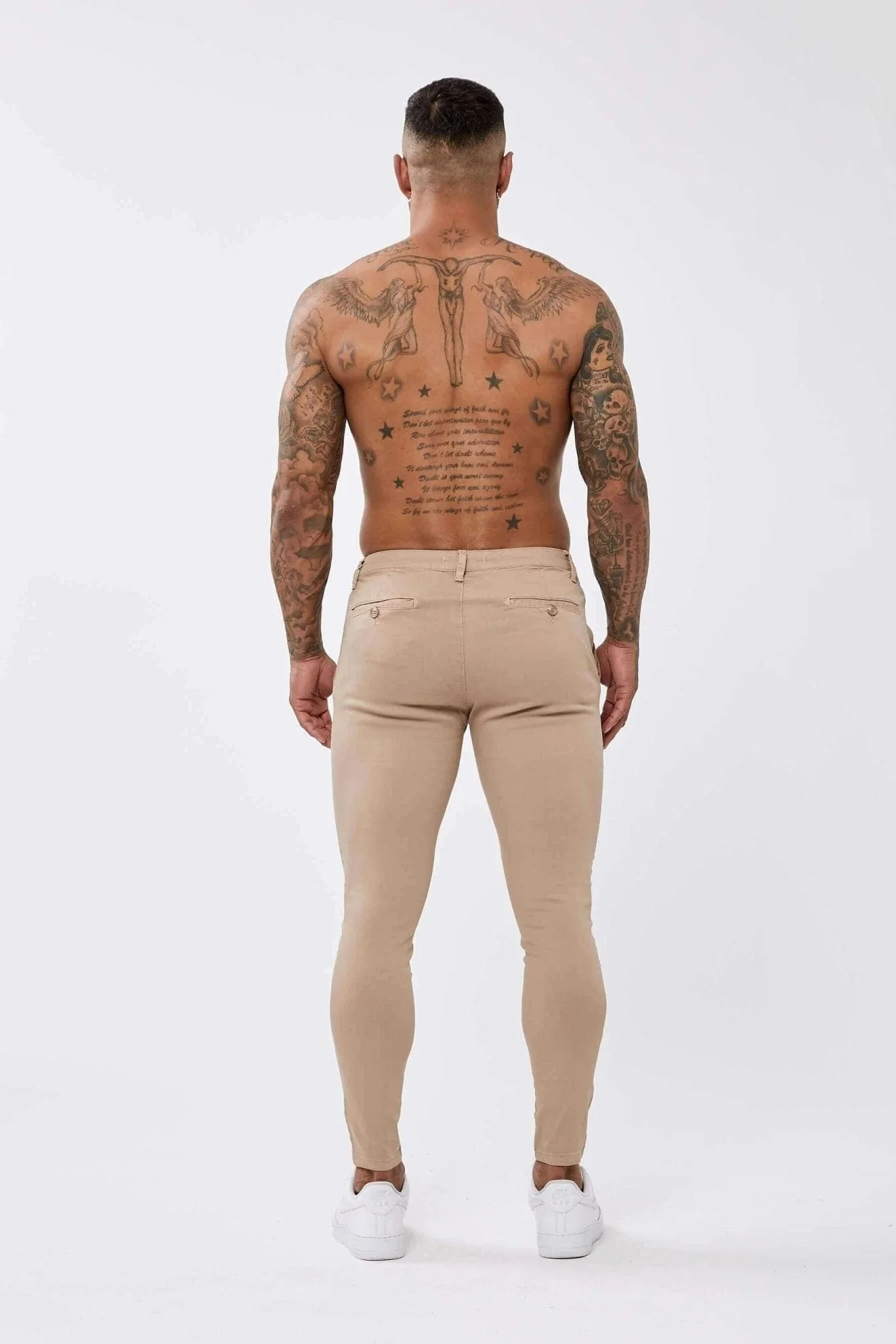 SPRAY-ON STRETCH CHINO - BEIGE - Image 7