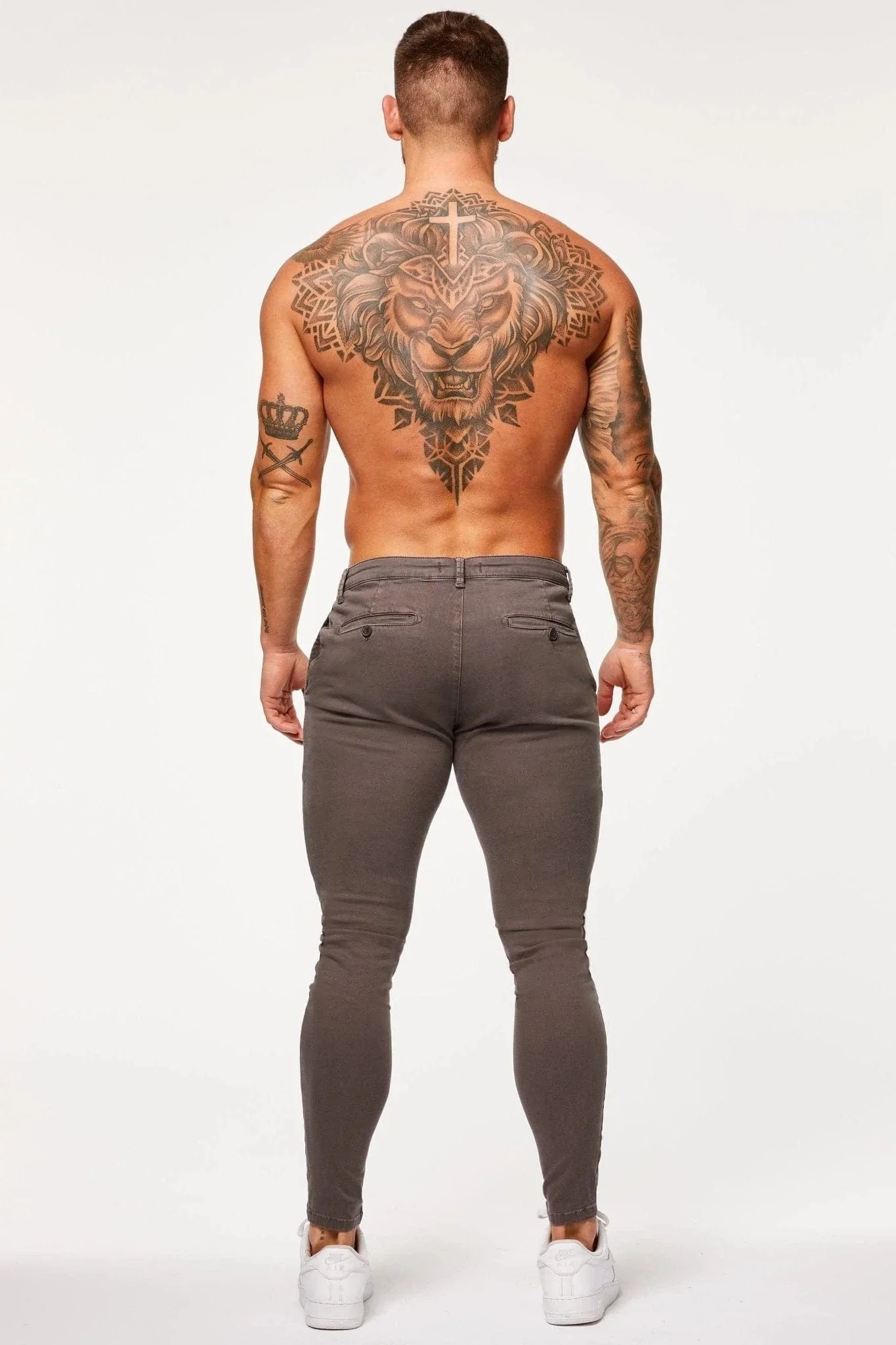 SPRAY-ON STRETCH CHINO - DARK GREY - Image 6
