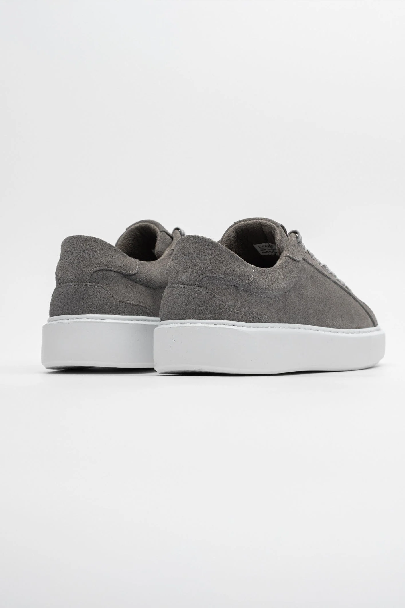 SUEDE TRAINER - DARK GREY - Image 5
