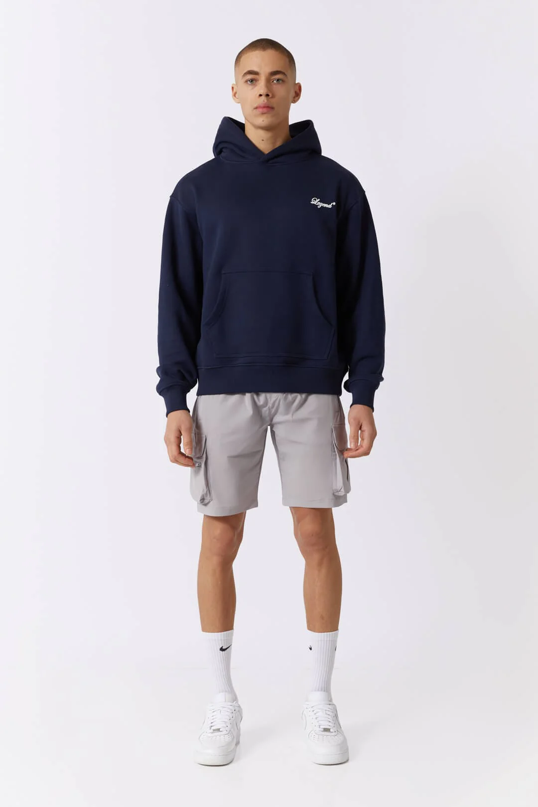 TECH CARGO SHORTS - LIGHT GREY - Image 2