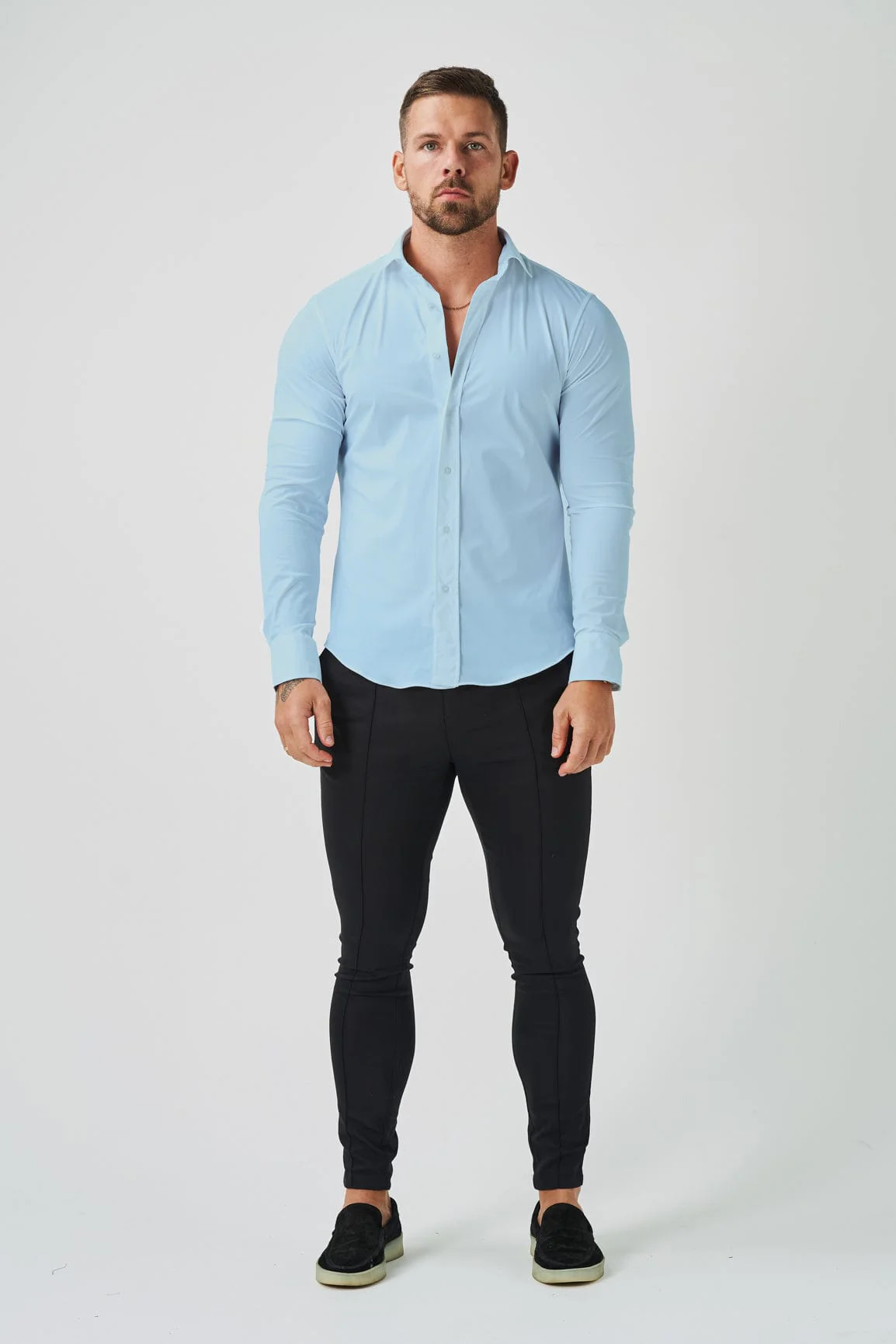 TECHNICAL SHIRT - LIGHT BLUE - Image 3