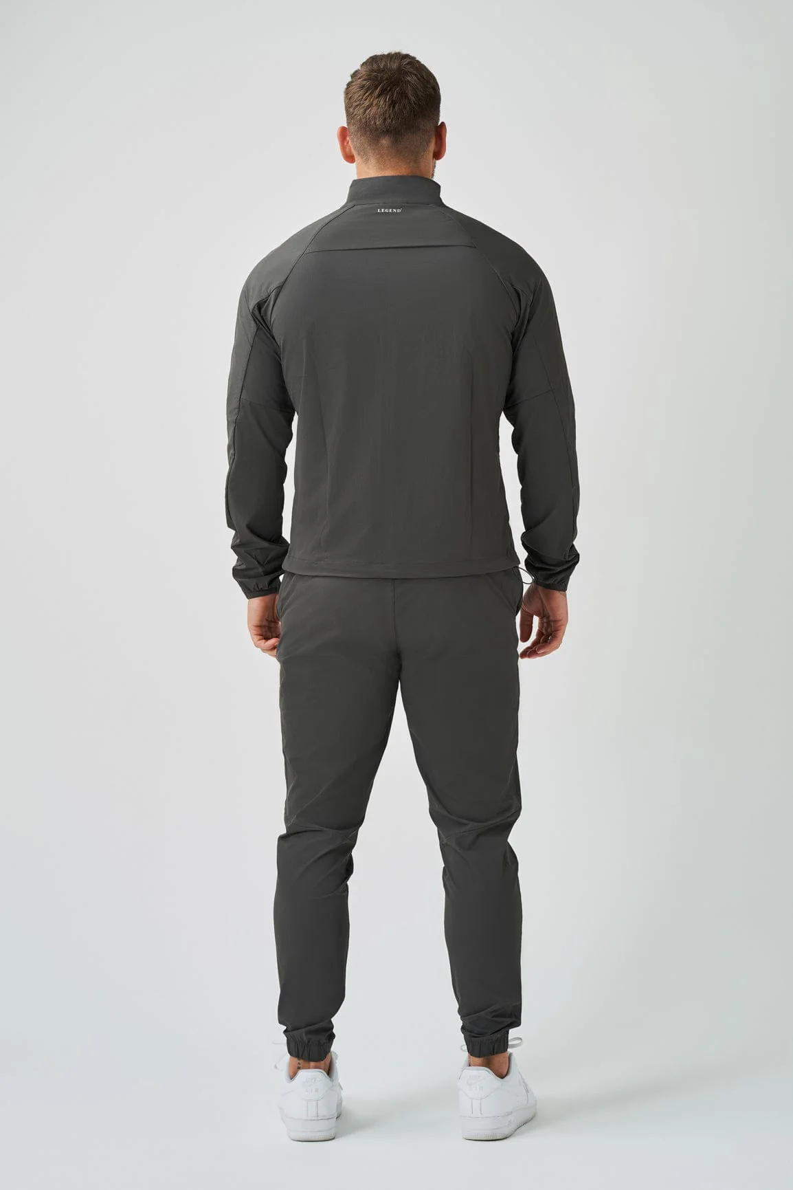 TRACKSUIT JACKET - DARK GREY - Image 5