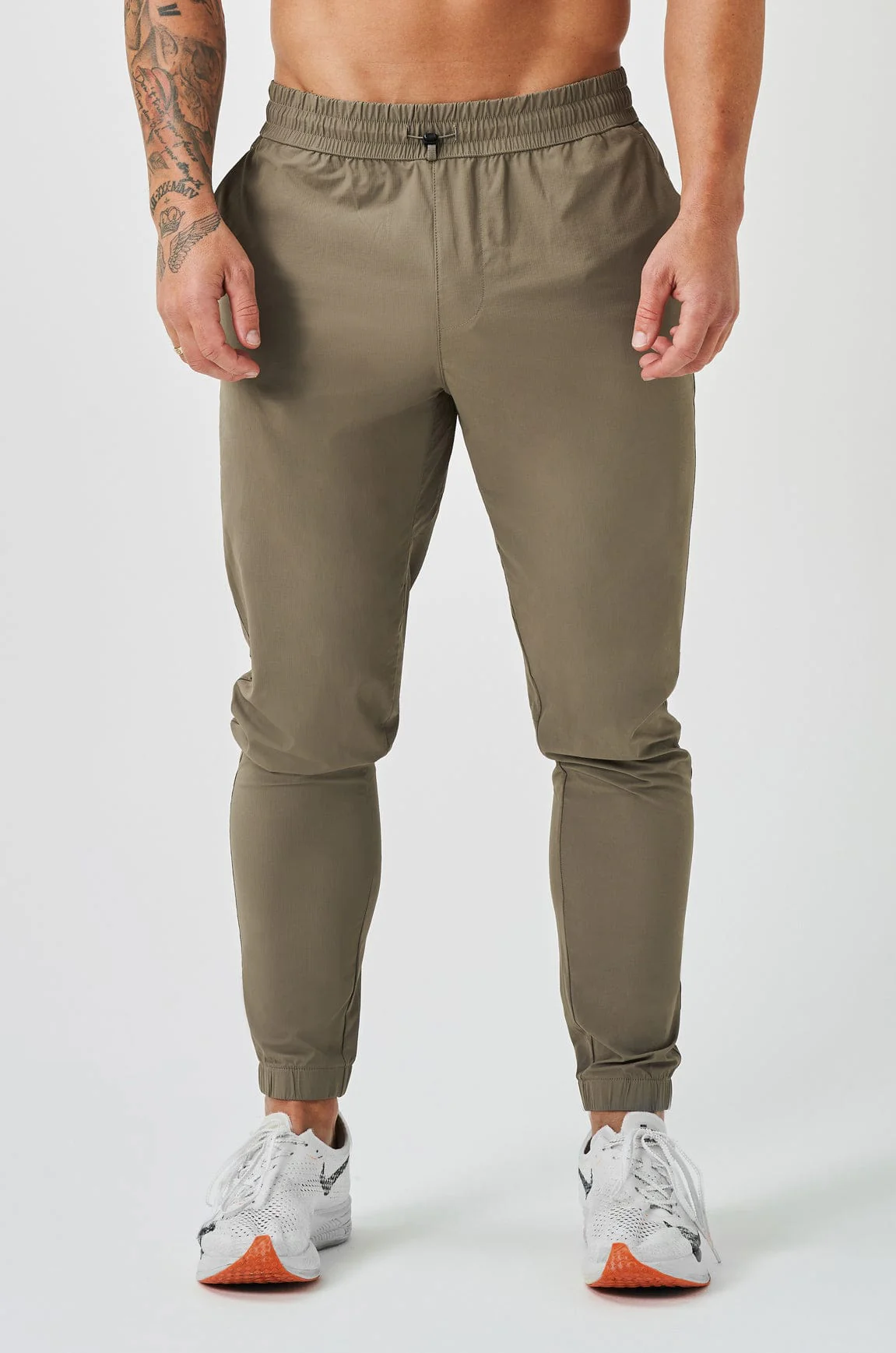 TRACKSUIT JOGGERS - KHAKI - Image 3