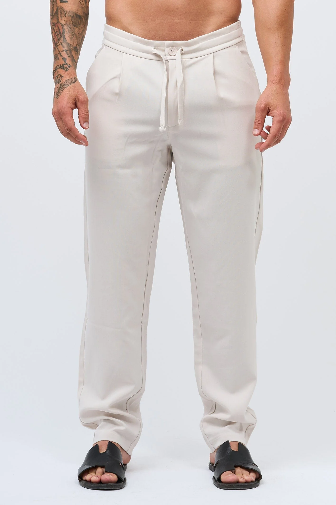 TWIN SET TROUSER - ECRU - Image 2