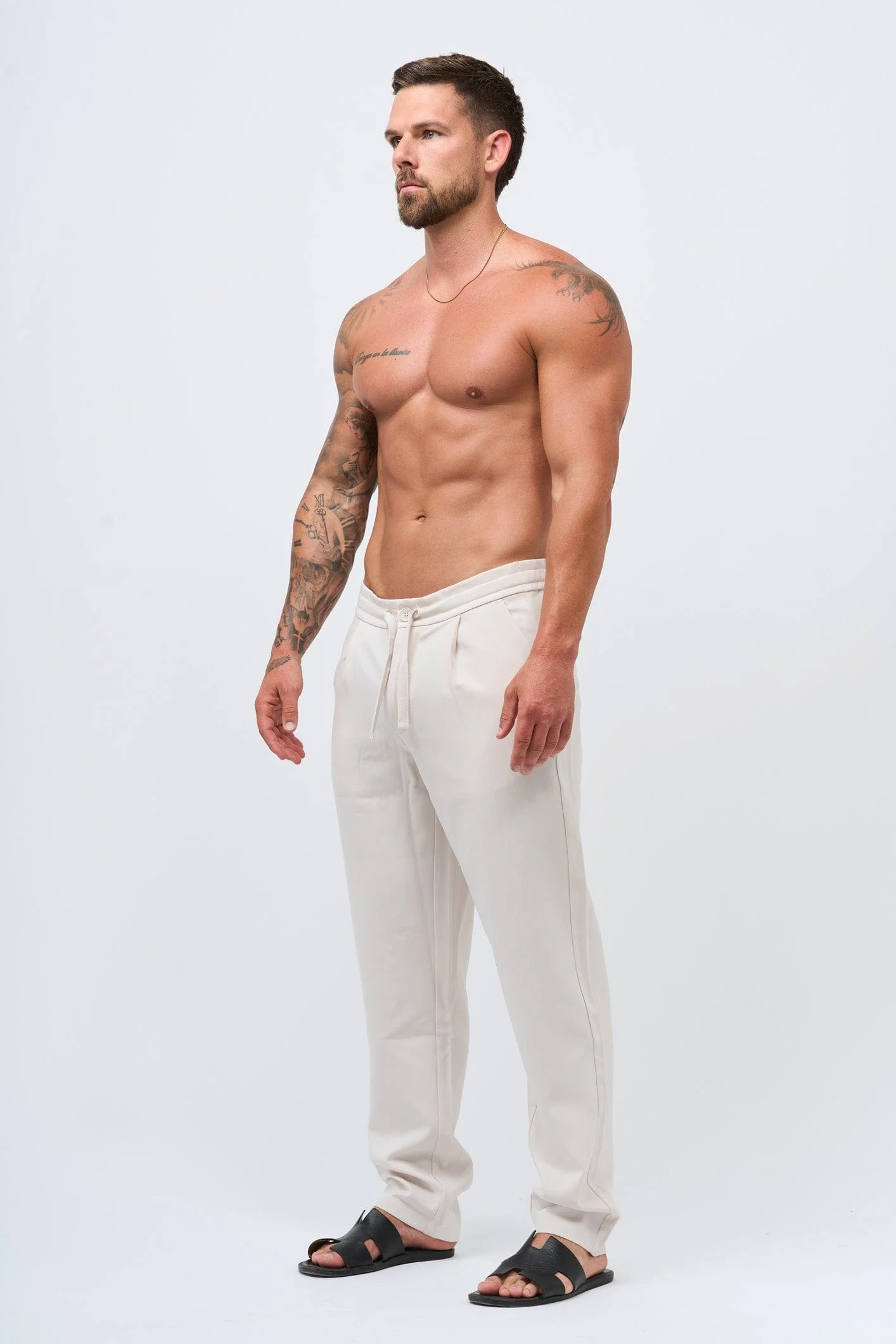 TWIN SET TROUSER - ECRU - Image 4