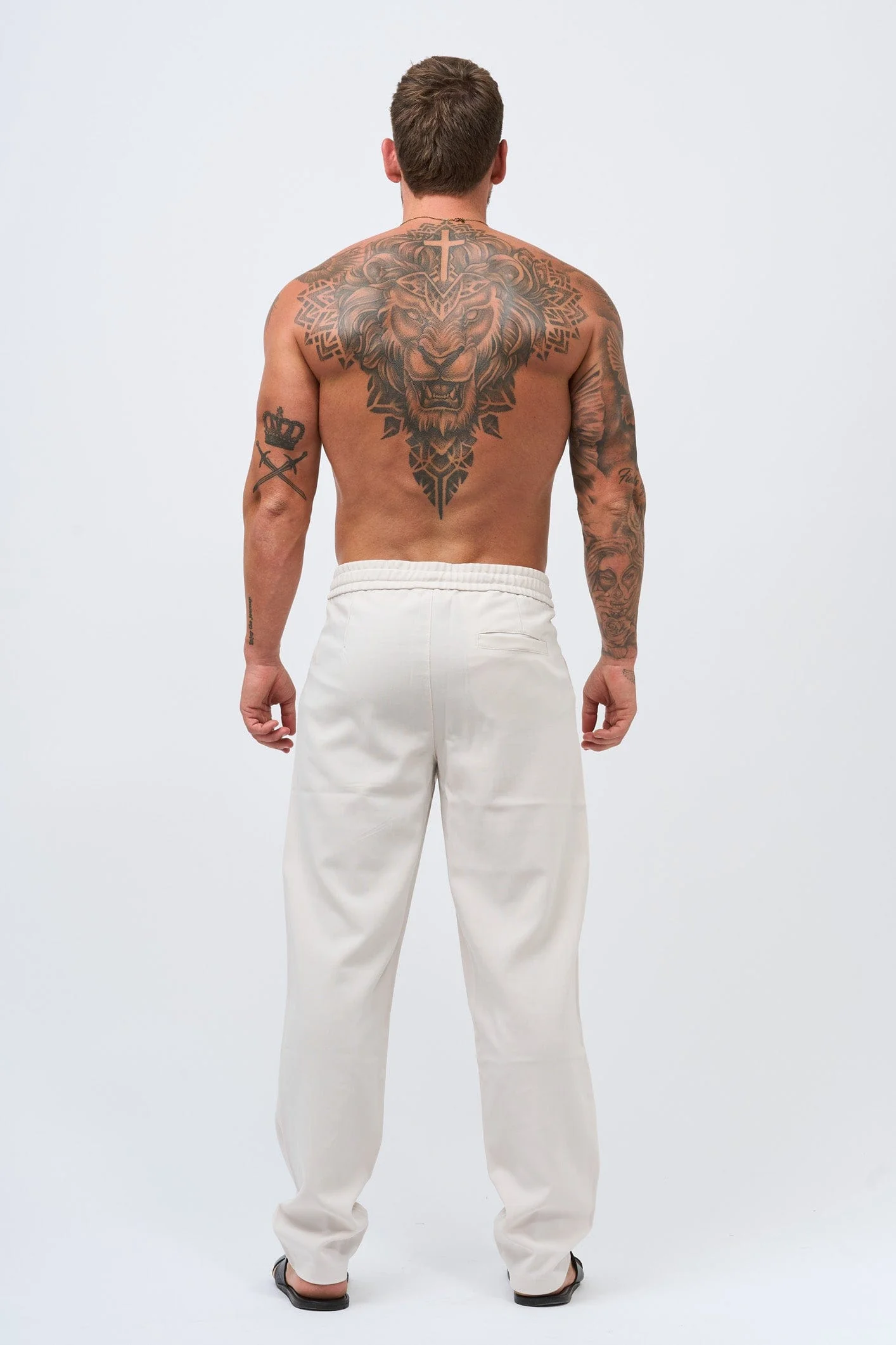 TWIN SET TROUSER - ECRU - Image 5