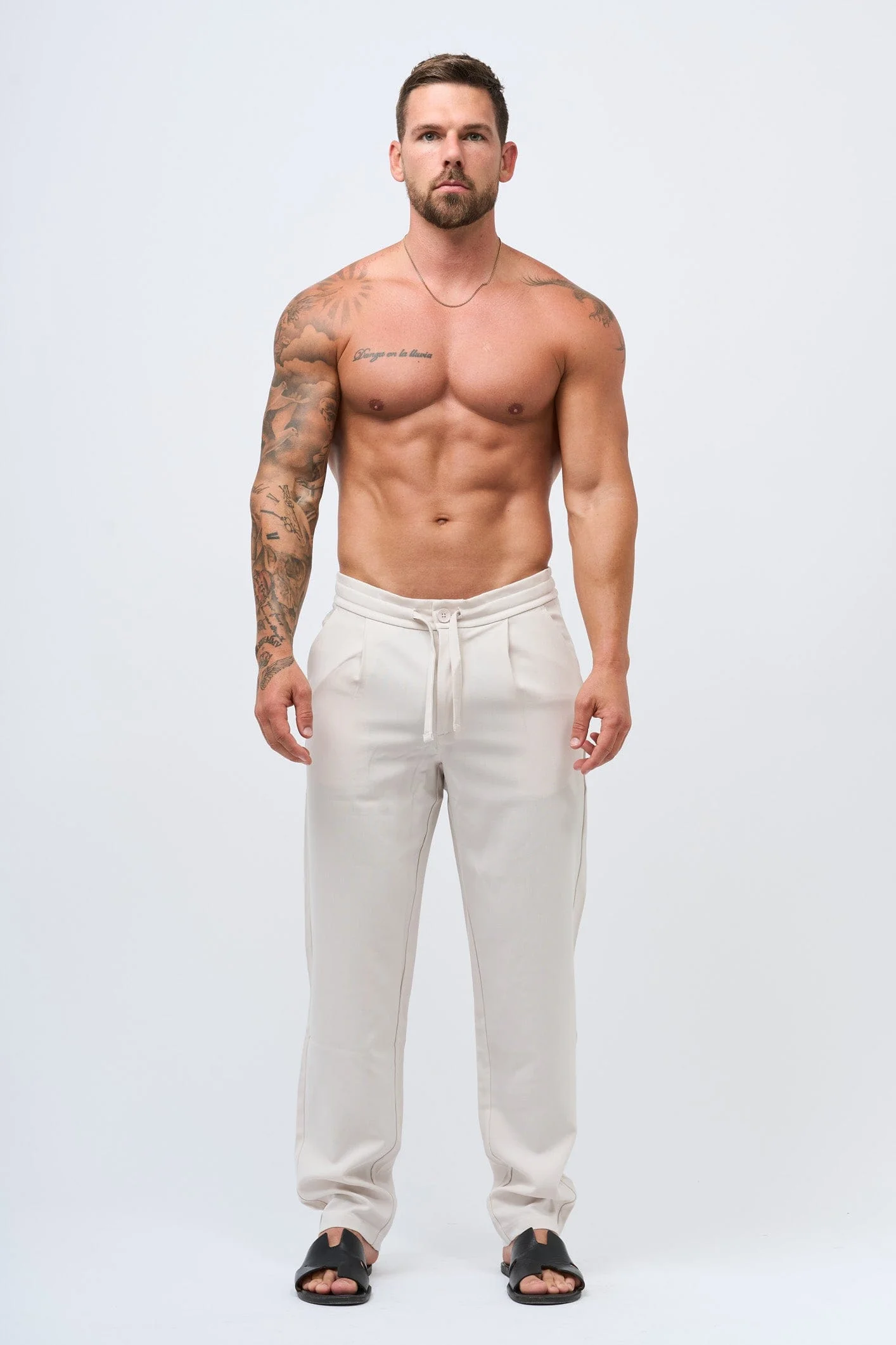 TWIN SET TROUSER - ECRU - Image 6