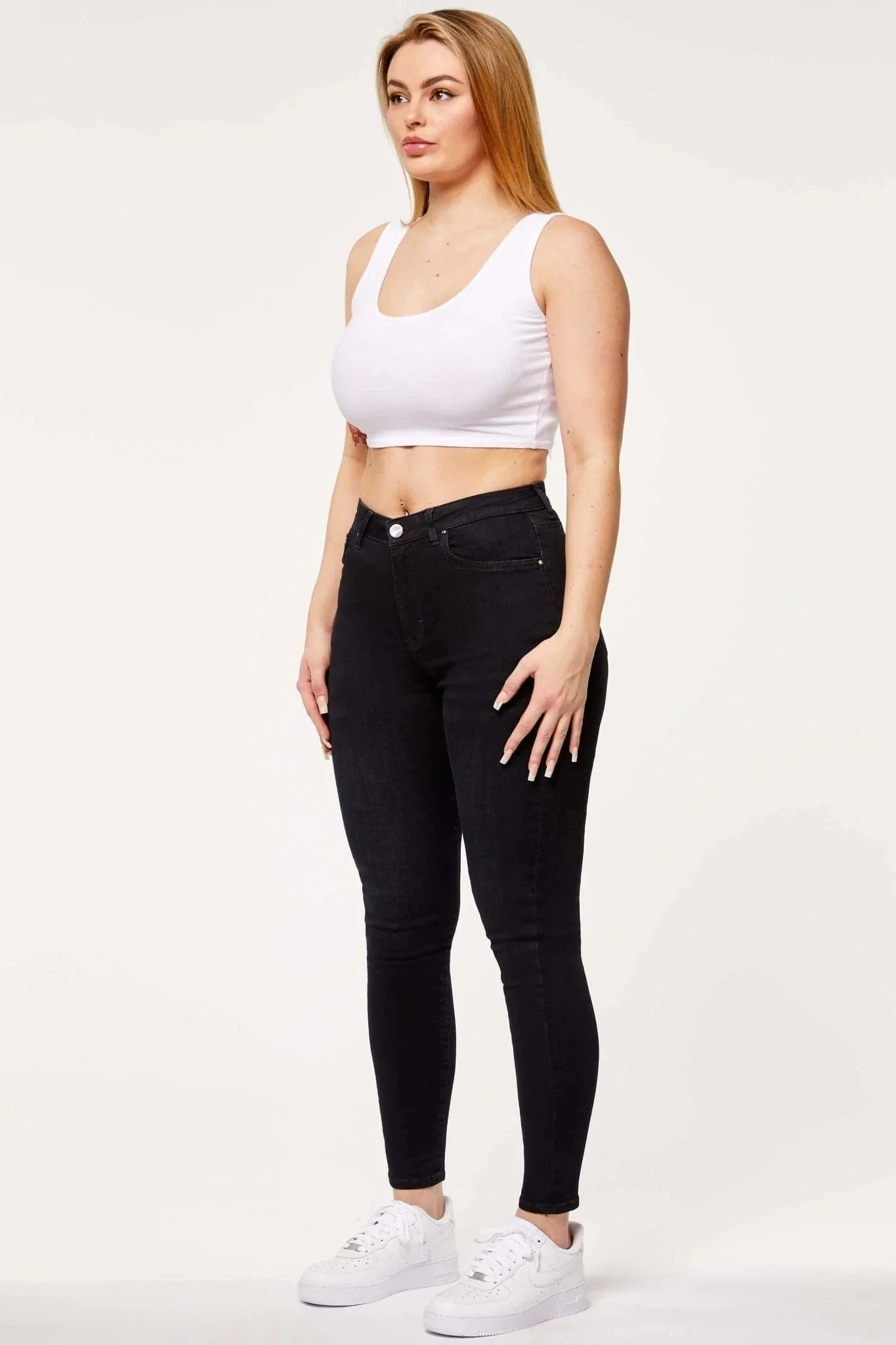 SKINNY JEANS - RAW INDIGO - Image 2